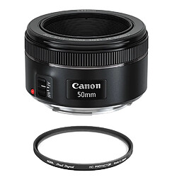 CANON EF 50mm F1.8 STM + HOYA 49mm PRO 1D Protector