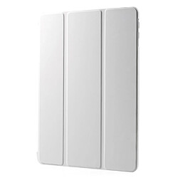 Etui en PU pliable flip blanc pour votre Apple iPad 9.7 (2017)