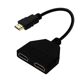 Acheter Adaptateur multiports HDMI Mâle vers 2x ports HDMI Femelle LinQ Full HD Noir