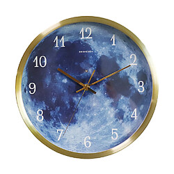 Horloge Murale Lumineuse 12 Pouces Ronde Décorative Horloge De Chambre à Coucher Cadeaux D'or