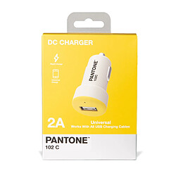 Celly PT-DC1USBY chargeur de téléphones portables Blanc, Jaune Auto