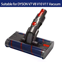 Outil à Double tête de brosse motorisée pour aspirateur Dyson V8 V7 V10 V11, tête de brosse à rouleaux