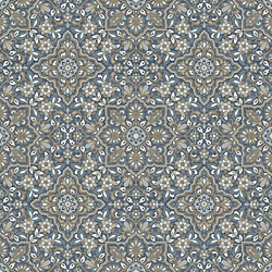 Noordwand Papier peint Homestyle Portugese Tiles marron et bleu