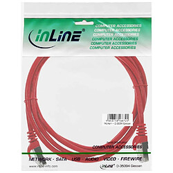 Câble patch, FTP, Cat.5e, rouge, 0,3m, InLine®