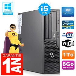 PC Fujitsu Esprimo E500 E85+ SFF Core I5-2400 RAM 8Go Disque 1 To Wifi W7 - Occasion