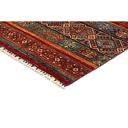 Vidal Tapis de laine 306x201 rouge Torkman