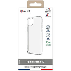 Avis Coque recyclée Muvit For France pour iPhone 13 Transparent