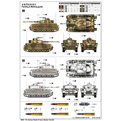 Avis Trumpeter Maquette Char German Pzkpfw Iv Ausf.j Medium Tank