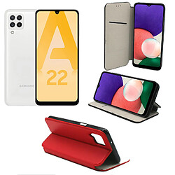 Xeptio Samsung Galaxy A22 4G Etui Housse protection rouge