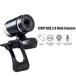 Acheter Caméra Web haute définition USB 2.0 12MP avec base clipsable pour microphone 60FPS sans lecteur pour ordinateur portable Appel vid