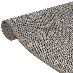 Acheter vidaXL Tapis de couloir aspect sisal argenté 50x150 cm