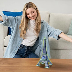 Acheter Ravensburger-Puzzle 3D Tour Eiffel phosphorescente 50 ans-Des 10 ans-216p numérotées a assembler sans colle-Accessoires inclus-11591