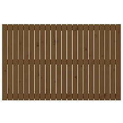 Acheter Maison Chic Tête de lit scandinave pour lit adulte,Meuble de chambre murale Marron miel 140x3x90 cm Bois massif de pin -MN65373