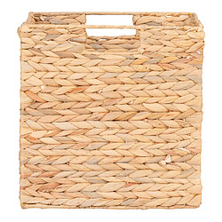 House Nordic Panier pliable en jacinthe d'eau 30 x 30 x 30 cm