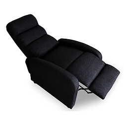 Avis Fauteuil relax manuel Lasco tissu noir