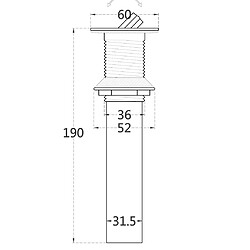 lavabo de salle de bain pivotant évier déchets chromés flip spin top bouchon non laché déchets pas cher