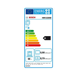 Four intégrable 66l 60cm a ecoclean noir - HBF153EB0 - BOSCH