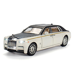 Universal 1: 24 Voiture jouet en alliage Retournez à la collection de voitures en métal moulé sous pression Porte lumineuse Ouverture de la voiture jouet enfant Cadeau d'anniversaire du garçon | Voiture jouet moulé sous pression(blanche)