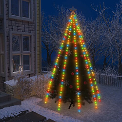 vidaXL Guirlande lumineuse d'arbre de Noël 400 LED colorées 400 cm