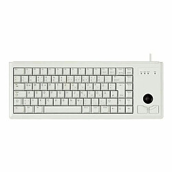 CHERRY COMPACT KEYBOARD G84-4400, LIGHT GREY, G…