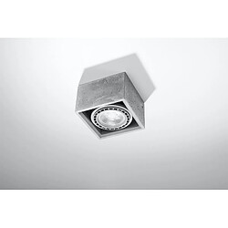 Sollux Downlights à encastrer Square Flush Gris Clair GU10