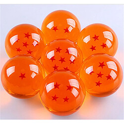 Universal Boule de cristal de 7,5cm grande taille 1234567 Planète Action classique Action numérique Cadeau numérique Nouveautés(Orange)