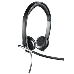 Logitech 981-000519 Casque PC H650e Noir, Argent USB