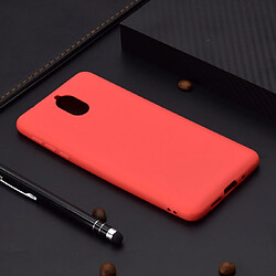 Wewoo Coque Souple Pour Nokia 3.1 Candy Color TPU Case Rouge