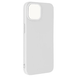 Avizar Coque pour Apple iPhone 15 Silicone Soft Touch Mate Anti-trace blanche