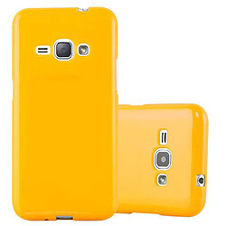 Cadorabo Coque Samsung Galaxy J1 2015 Etui en Jaune