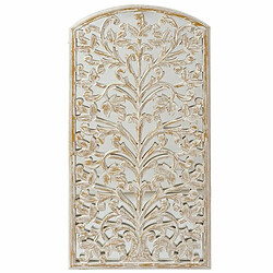 Décoration murale DKD Home Decor 45 x 2 x 89 cm Finition vieillie Blanc Romantique