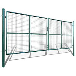 vidaXL Portillon Maille 415 x 200 cm / 400 x 150 cm