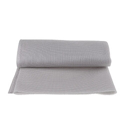 Tissu de maille de polyester de 1 yard trois couches tissu net extérieur gris