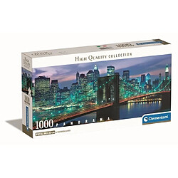 Clementoni - 1000p Panorama New York - 98 x 33 cm - Avec poster