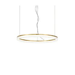 Ideal Lux Suspension LED Crown Métal Laiton