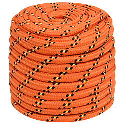 vidaXL Corde de bateau Orange 18 mm 50 m Polypropylène