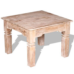 vidaXL Table basse Bois d'acacia 60x60x45 cm