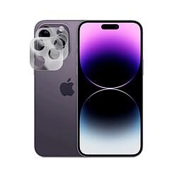 Lot de 2 verre trempé camera arrière protecteur pour iPhone 14 Pro Max 6.7" - Visiodirect -