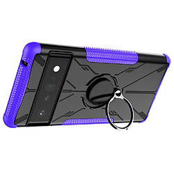 Coque en TPU anti-chute avec béquille pour votre Google Pixel 6 Pro 5G - violet