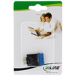 Avis Adaptateur InLine® USB 3.0 à 2.0 interne Périphérique interne USB 3.0 à 19 broches vers USB 2.0