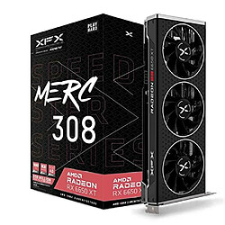 XFX Speedster MERC 308 AMD Radeon™ RX 6650 XT NOIR Carte avec 8 Go GDDR6, AMD RDNA™ 2 (RX-665X8TBDY-NRI)