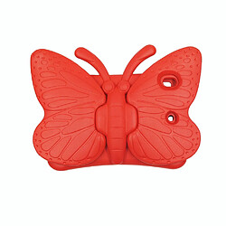 Coque en TPU style papillon EVA antichoc avec béquille rouge pour votre Apple iPad 10.2 (2019)/Pro 10.5 pouces (2017)/Air 10.5 pouces (2019)