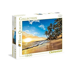 Clementoni PUZZLE 1500 pieces - Coucher de soleil tropical - 59 X 84 cm