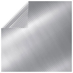 vidaXL Couverture de piscine Argenté 450x220 cm PE