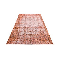 Avis Vidal Tapis de laine 236x137 orange Ultra Vintage