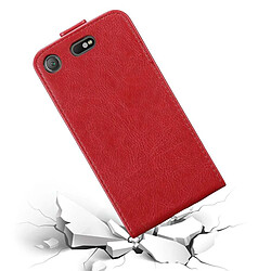 Cadorabo Coque Sony Xperia XZ1 COMPACT Etui en Rouge pas cher