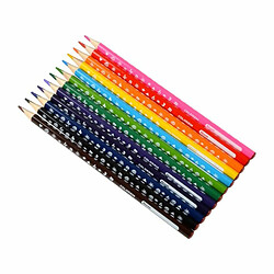 Paris Prix Lot de 12 Crayons de Couleurs Intenses Multicolore