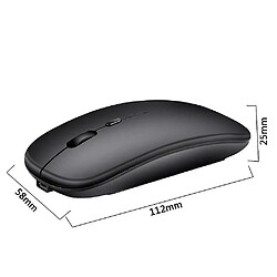 Acheter Universal Ordinateur sans fil Bluetooth Opto-Electronic Mouse PC Mause de souris ergonomique rechargeable 2,4 GHz