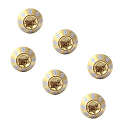 Avis 6 pcs m5 x 14mm velo titane ti disque boulons de rotor de frein monter vis doré