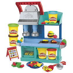 Hasbro Le P'tit Resto Play-Doh Kitchen Creations avec Pâte à Modeler et Accessoires Multicolore